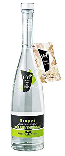 Grappa Fri Müller-Thurgau, Grappa Monovitigno, 0,5l. von Drexler