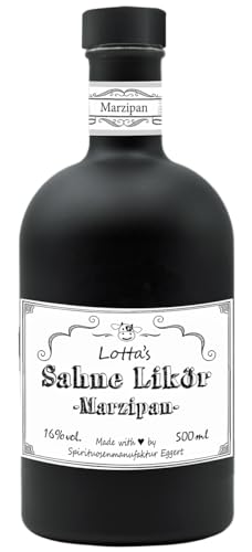 Lotta's Sahne Likör Marzipan | 0,5 l. Flasche von Drexler