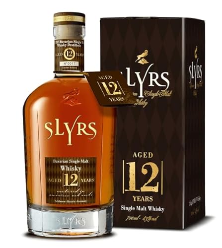 Slyrs 12 Jahre | Limited Edition | Bavarian Single Malt Whisky | 0,7l. Flasche in Geschenkpackung von Drexler
