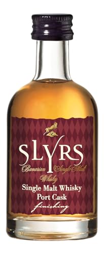 Slyrs Bavarian Single Malt Whisky | Port Cask Finishing | 5 cl. Miniatur von Drexler