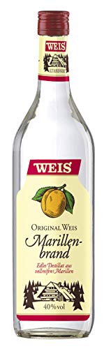 Weis Marillen-Brand | Edles Destillat aus vollreifen Marillen | aus der Elztalbrennerei | 1l. Flasche von Drexler