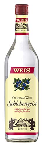 Weis Original Schlehengeist | Edles Destillat aus vollreifen Schlehen | 1l. Flasche von Drexler