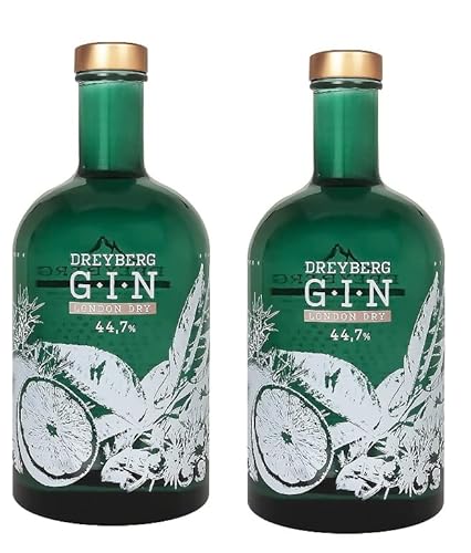 2 Flaschen Dreyberg London Dry Gin aus Deutschland 0,7l 44,7% Vol. 2 Flaschen Dreyberg London Dry Gin aus Deutschland 0,7l 44,7% Vol. von Dreyberg