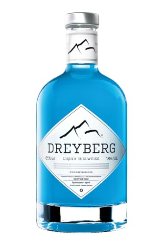 Dreyberg | Liquid Edelweiss | 700 ml | Natürliche Zutaten | Mit 3-fach destilliertem Vodka | Erfischend & nicht zu süß von Dreyberg