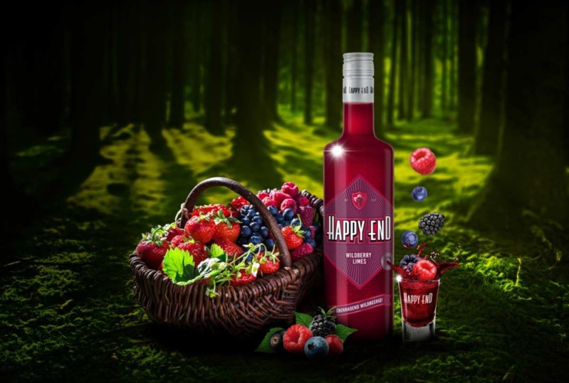 Happy End Wildberry Limes 0,7L von Drink Forest GmbH