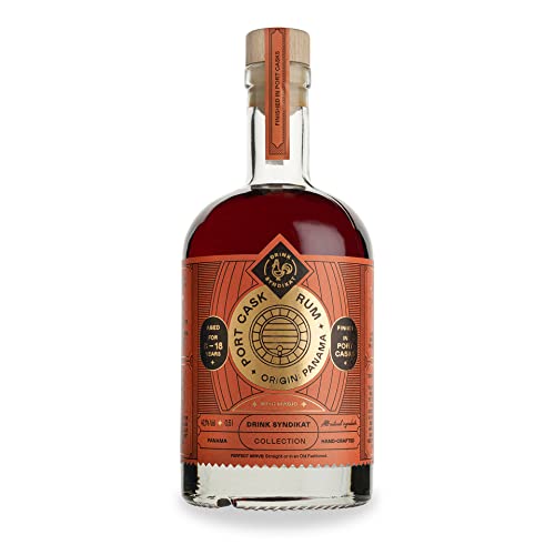 Port Cask Rum | Panama, 8-18 Jahre gereift | Finish in frischen Portwein-Fässern | 42,1% Vol. | 0,5L von Drink Syndikat