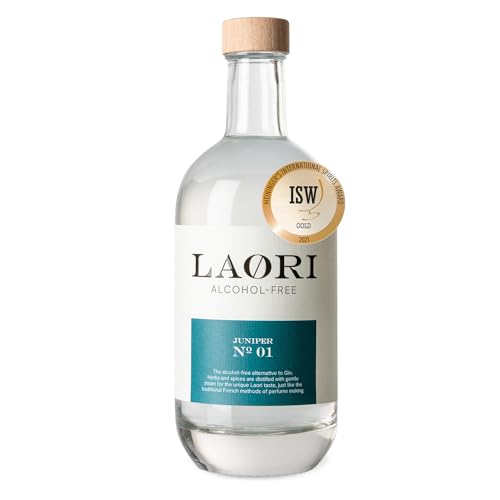 Laori Juniper No 1 | Alkoholfreie Alternative zu Gin | Natürliche Botanicals | Frei von künstlichen Aromen | Vegan & Zuckerfrei | Mild-würzige Frische | 500 ml von Laori