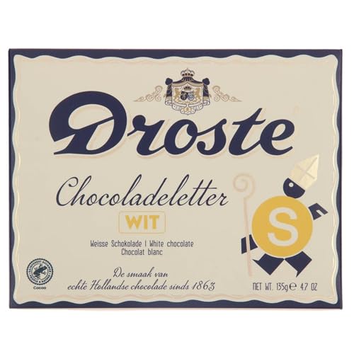 Droste - Buchstabe Weiße Schokolade "S" - 135g von Droste