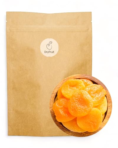 Aprikosen getrocknet 1KG | geschwefelt und ungesüßt | super soft | aromatisch und fruchtig | Trockenfrüchte | getrocknete Früchte | gesunder Snack von Dry Fruit