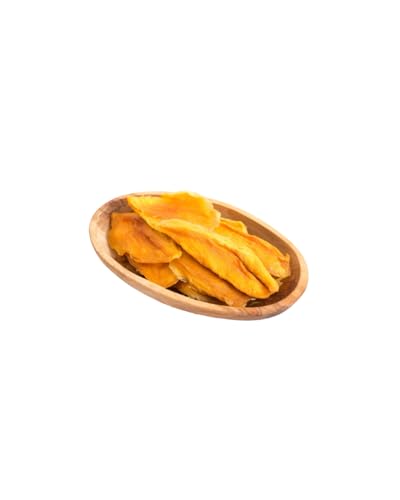 Getrocknete Mango 500g ganz ohne fasern | naturbelassen und unbehandelt | Mangostreifen - als gesunde Snacks | Knabberspaß mit Urlaubsfeeling von Dry Fruit
