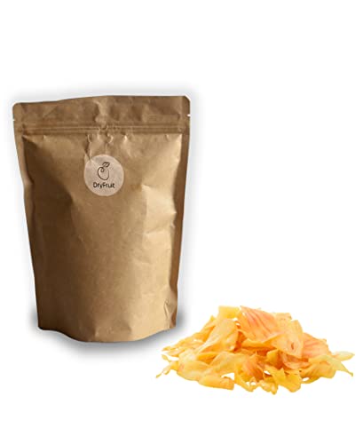 Jackfruit 500g | naturbelassen, unbehandelt & ungesüßt | jackfruit chips | Jackfrucht getrocknet | pur als Snack, als Topping im Müsli, Porridge oder Pfannkuchen von Dry Fruit