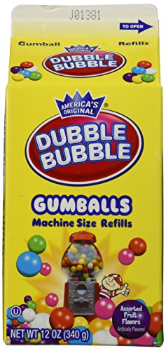 Dubble Bubble Gumballs Machine Size Refills 12 oz. Carton by Concord Confections von Dubble Bubble