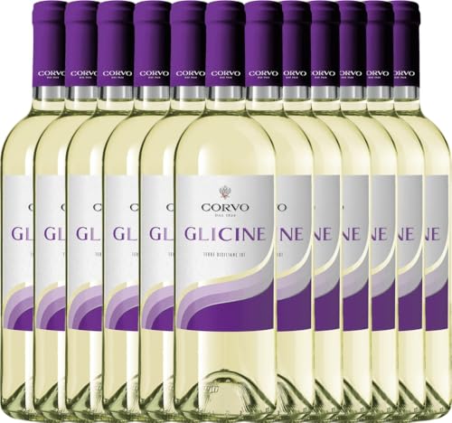 Glicine Bianco Terre Siciliane Duca di Salaparuta Weißwein 12 x 0,75l VINELLO - 12 x Weinpaket inkl. kostenlosem VINELLO.weinausgießer von Duca di Salaparuta