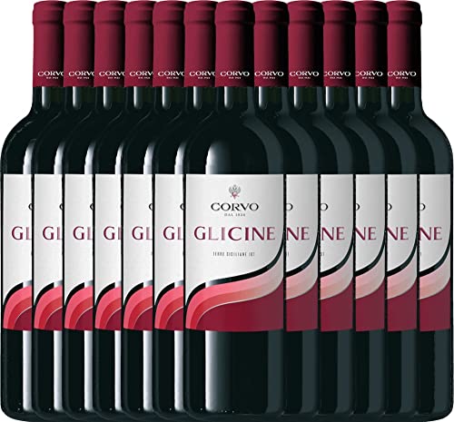 Glicine Rosso Terre Siciliane Duca di Salaparuta Rotwein 12 x 0,75l VINELLO - 12 x Weinpaket inkl. kostenlosem VINELLO.weinausgießer Glicine Rosso Terre Siciliane Duca di Salaparuta Rotwein 12 x 0,75l VINELLO - 12 x Weinpaket inkl. kostenlosem VINELLO.weinausgießer von Duca di Salaparuta
