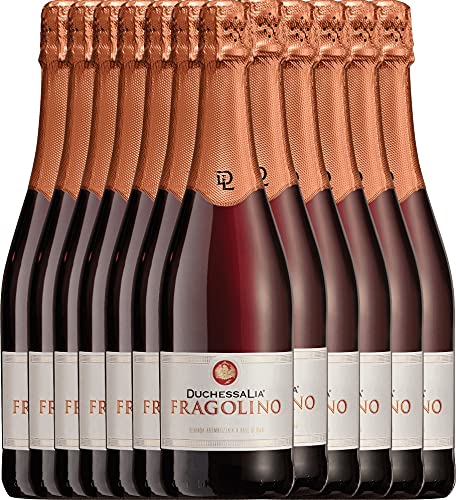 VINELLO 12er Vorteilspaket Perlwein - Fragolino Rosso - Duchessa Lia mit VINELLO.weinausgießer | fruchtiger Perlwein | fruchtig-frischer Fragolino aus Piemont VINELLO 12er Vorteilspaket Perlwein - Fragolino Rosso - Duchessa Lia mit VINELLO.weinausgießer | fruchtiger Perlwein | fruchtig-frischer Fragolino aus Piemont von Duchessa Lia