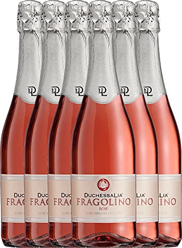 VINELLO 6er Vorteilspaket Perlwein - Fragolino Rosé - Duchessa Lia mit VINELLO.weinausgießer | fruchtiger Perlwein | fruchtig-frischer Fragolino aus Piemont VINELLO 6er Vorteilspaket Perlwein - Fragolino Rosé - Duchessa Lia mit VINELLO.weinausgießer | fruchtiger Perlwein | fruchtig-frischer Fragolino aus Piemont von Duchessa Lia