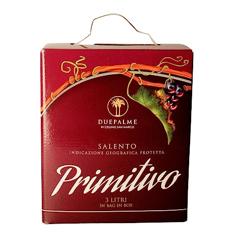 Due Palme Primitivo Salento Bag in Box IGP 2022 (1 x 3,0 l) von Due Palme