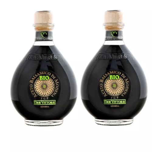 Biologisches Balsamico Essig Duo aus Modena IGP Due Vittorie Oro 500 ml x 2 von Due Vittorie