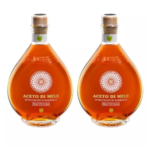 Due Vittorie Apfelessig Duo im Barrique gereift 500 ml x 2 von Due Vittorie