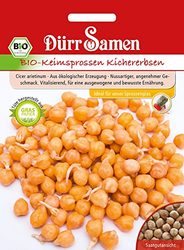 Dürr-Samen 4339 Keimsprossen Kichererbse (Bio-Keimsprossen) von Dürr-Samen