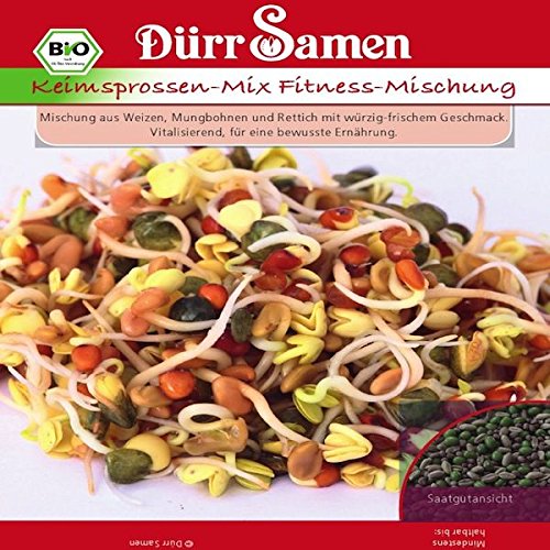 BIO Keimsprossen Fitness-Mischung - Inhalt: 75 g von Dürr-Samen