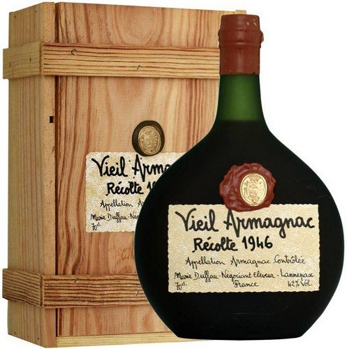 Marie Duffau Vieil Armagnac Récolte 1946 Jahrgangs-Armagnac 0,7l in Holzkiste Marie Duffau Vieil Armagnac Récolte 1946 Jahrgangs-Armagnac 0,7l in Holzkiste von Duffau Armagnac