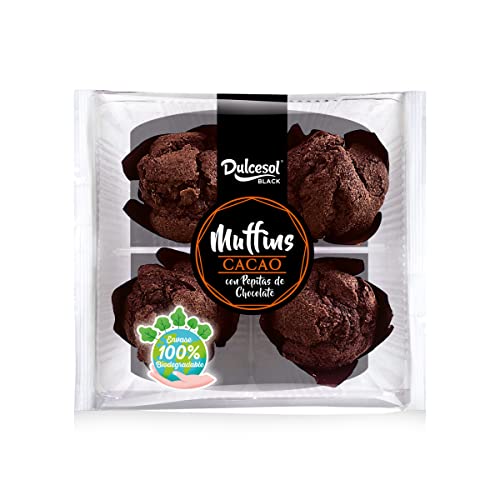 Dulcesol: Runde Muffins Kakao mit Schokoladenstückchen 300gr von Dulcesol