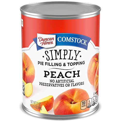 Duncan Hines Comstock Simply Pie Füllung, Pfirsich, 600 ml, 8 Stück Duncan Hines Comstock Simply Pie Füllung, Pfirsich, 600 ml, 8 Stück von Duncan Hines