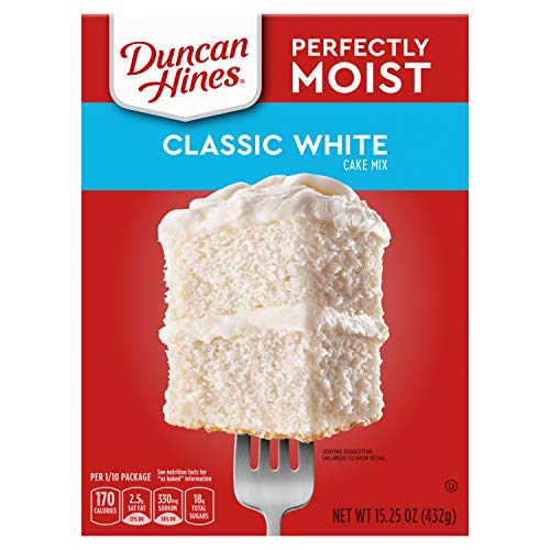 Duncan Hines Perfectly Moist Classic White Cake Mix 432g (3 Stück) von Duncan Hines