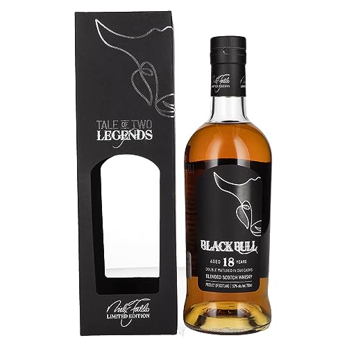 Duncan Taylor Black Bull 18 Years Old Blended Scotch Whisky Nick Faldo Limited Edition 50% Vol. 0,7l in Geschenkbox von Black Bull
