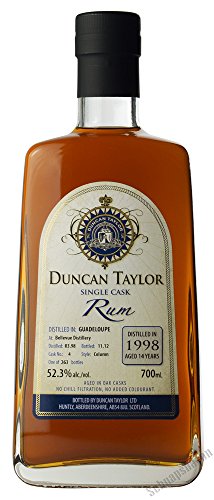 Duncan Taylor Guadeloupe 1998 Single Cask Rum Column Still 0,7l 52,3% Bellevue Distillery no chill filtration no colourant Duncan Taylor Guadeloupe 1998 Single Cask Rum Column Still 0,7l 52,3% Bellevue Distillery no chill filtration no colourant von Duncan Taylor