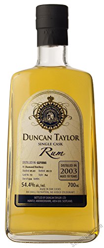 Duncan Taylor Guyana 2003 Single Cask Rum Pot Still 0,7l 54,4% Diamond Distillery no chill filtration no colourant von Duncan Taylor