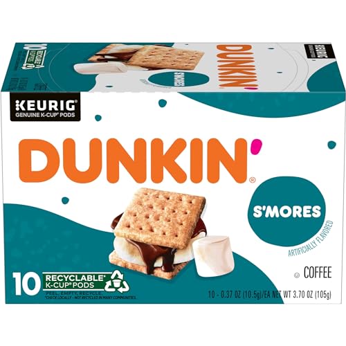 Dunkin' S'mores aromatisierter Kaffee, 10 Keurig K-Cup Pods von Dunkin' Donuts