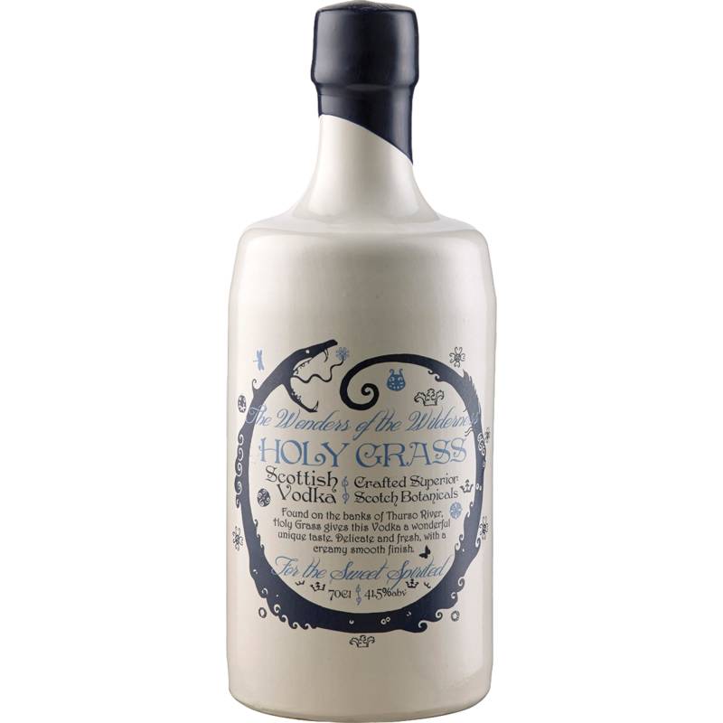 Holy Grass Scottish Vodka, 41,5%, 0,7 L, Schottland, Spirituosen von Dunnet Bay Distillers Ltd. ,   GB KW14 8YD Thurso