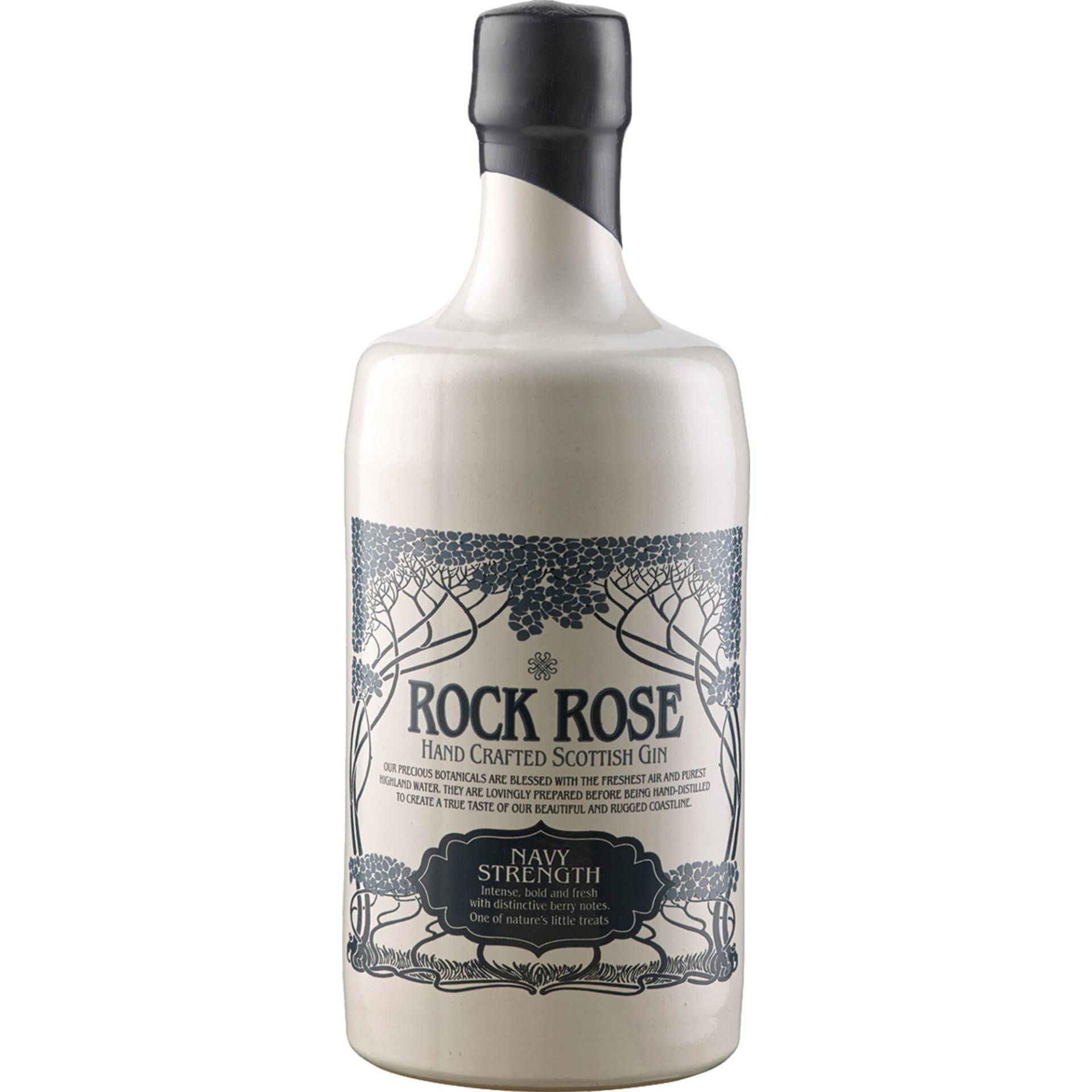 Rock Rose Handcrafted Scottish Gin, Navy Strength, 57%, 0,7 L, Schottland, Spirituosen von Dunnet Bay Distillers Ltd. ,   GB KW14 8YD Thurso