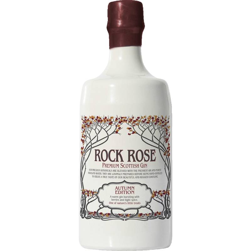 Rock Rose Premium Scottish Gin, Autumn Edition, 41,5%, 0,7 L, Schottland, Spirituosen von Dunnet Bay Distillers Ltd. ,   GB KW14 8YD Thurso