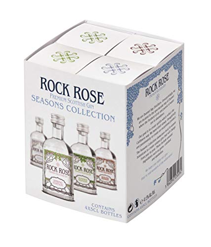 Dunnet Bay Distillery Rock Rose Miniatur Season Gift Pack Gin (1 x 200 ml) von Dunnet Bay Distillery