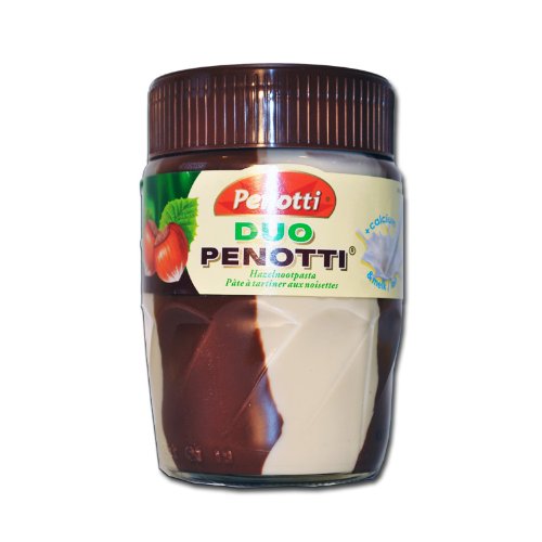 6 X Penotti Duo Penotti - Haselnuß- Weiße Schokoladen Brotaufstrich - 400 g von Duo Penotti