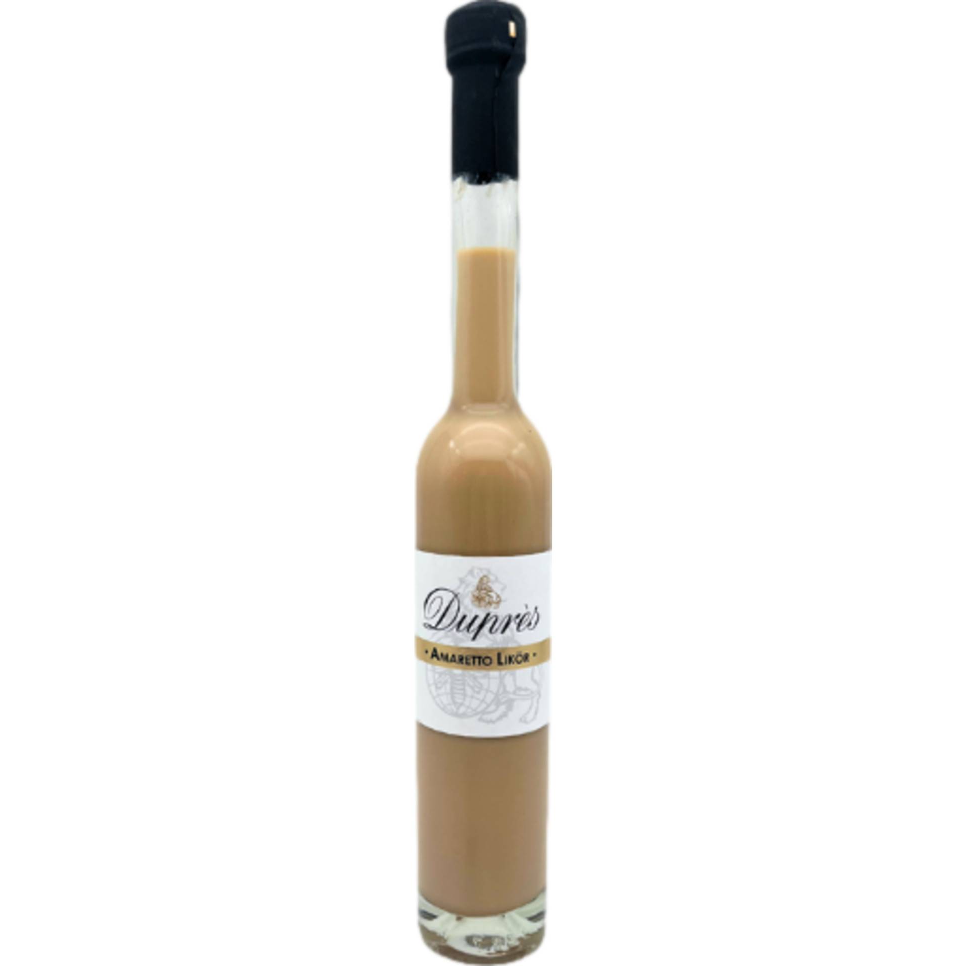 Duprès Amaretto Likör, Deutschland, 0,35 L, 15% Vol., Spirituosen Duprès Amaretto Likör, Deutschland, 0,35 L, 15% Vol., Spirituosen von Duprès KG, Marktstr. 1, 31535 Neustadt