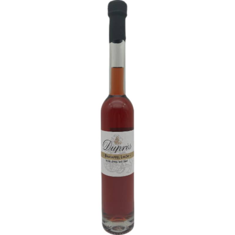 Duprès Bratapfel Likör, Deutschland, 0,35 L, 18% Vol., Spirituosen von Duprès KG, Marktstr. 1, 31535 Neustadt