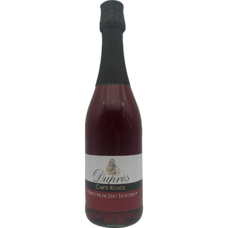 Duprès Carte Rouge Pinot Noir Sekt, Trocken, Deutscher Sekt, Deutscher Sekt, Schaumwein von Duprès KG, Marktstr. 1, 31535 Neustadt