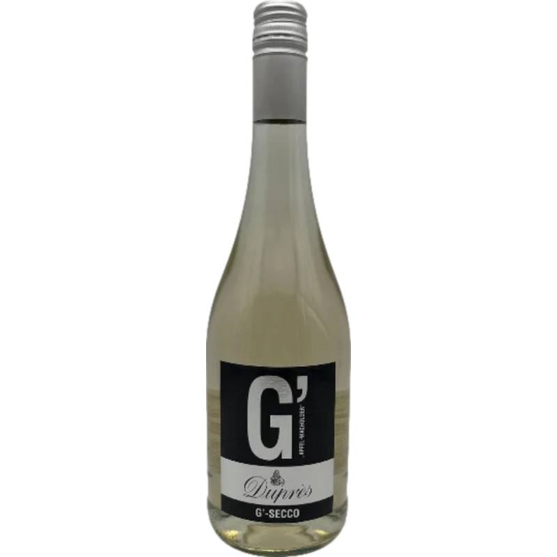 Duprès G' Apfel Wacholder Secco, Aromatisiertes weinhaltiges Getränk, Perlwein / Secco von Duprès KG, Marktstr. 1, 31535 Neustadt