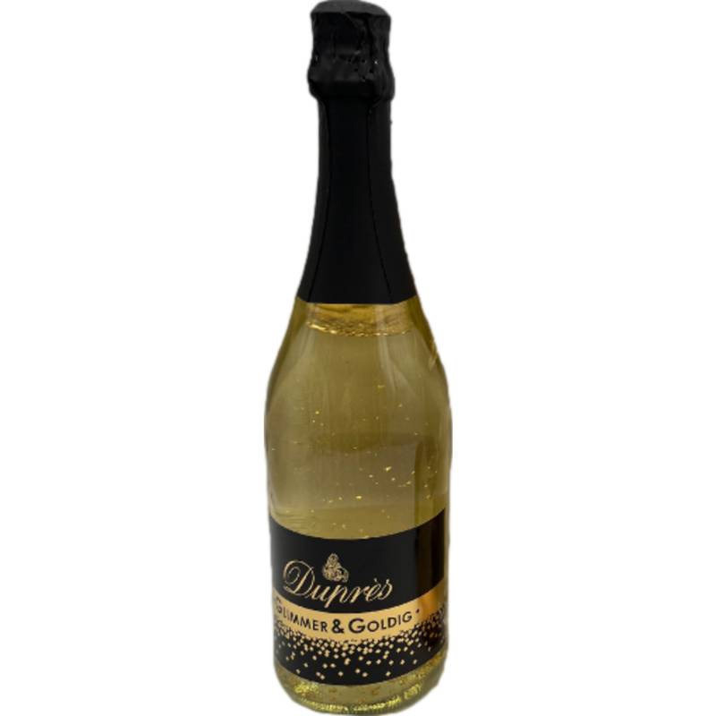 Duprès Glimmer & Goldig, Aromatisiertes schaumweinhaltiges Getränk, Deutscher Sekt, Schaumwein von Duprès KG, Marktstr. 1, 31535 Neustadt