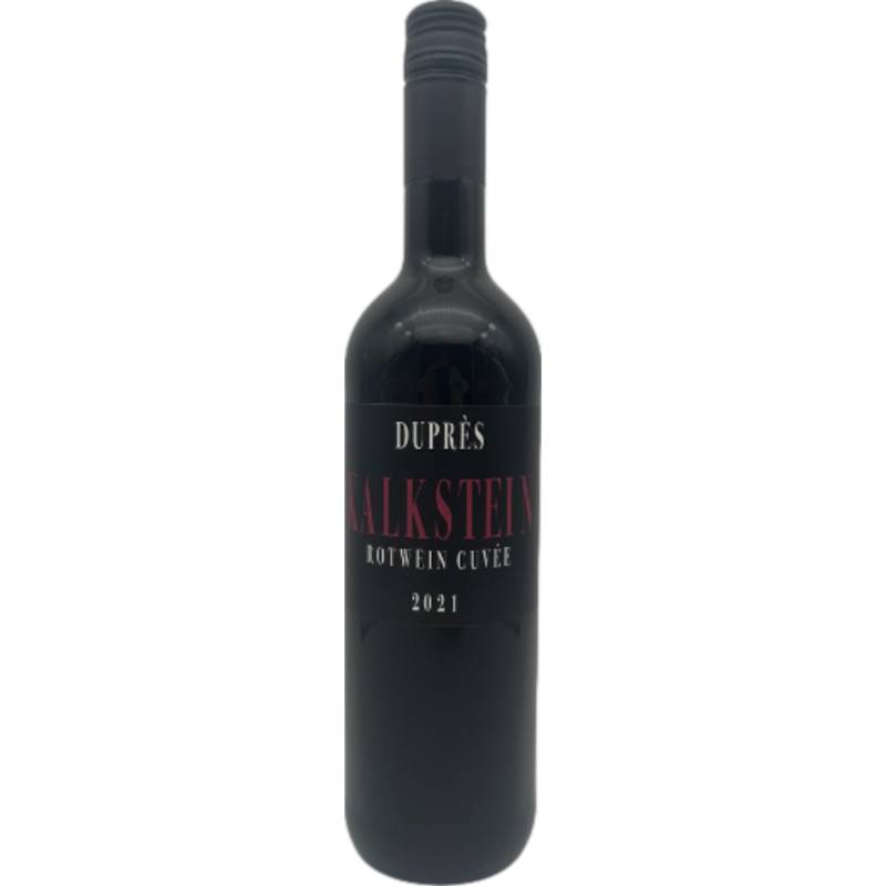 Duprès Kalkstein Rotwein Cuvée, Trocken, Rheinhessen, Rheinhessen, 2021, Rotwein von Duprès KG, Marktstr. 1, 31535 Neustadt