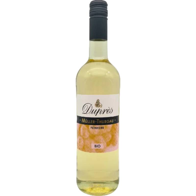 Duprès Müller-Thurgau Bio, Feinherb, Rheinhessen, Rheinhessen, 2022, Weißwein von Duprès KG, Marktstr. 1, 31535 Neustadt