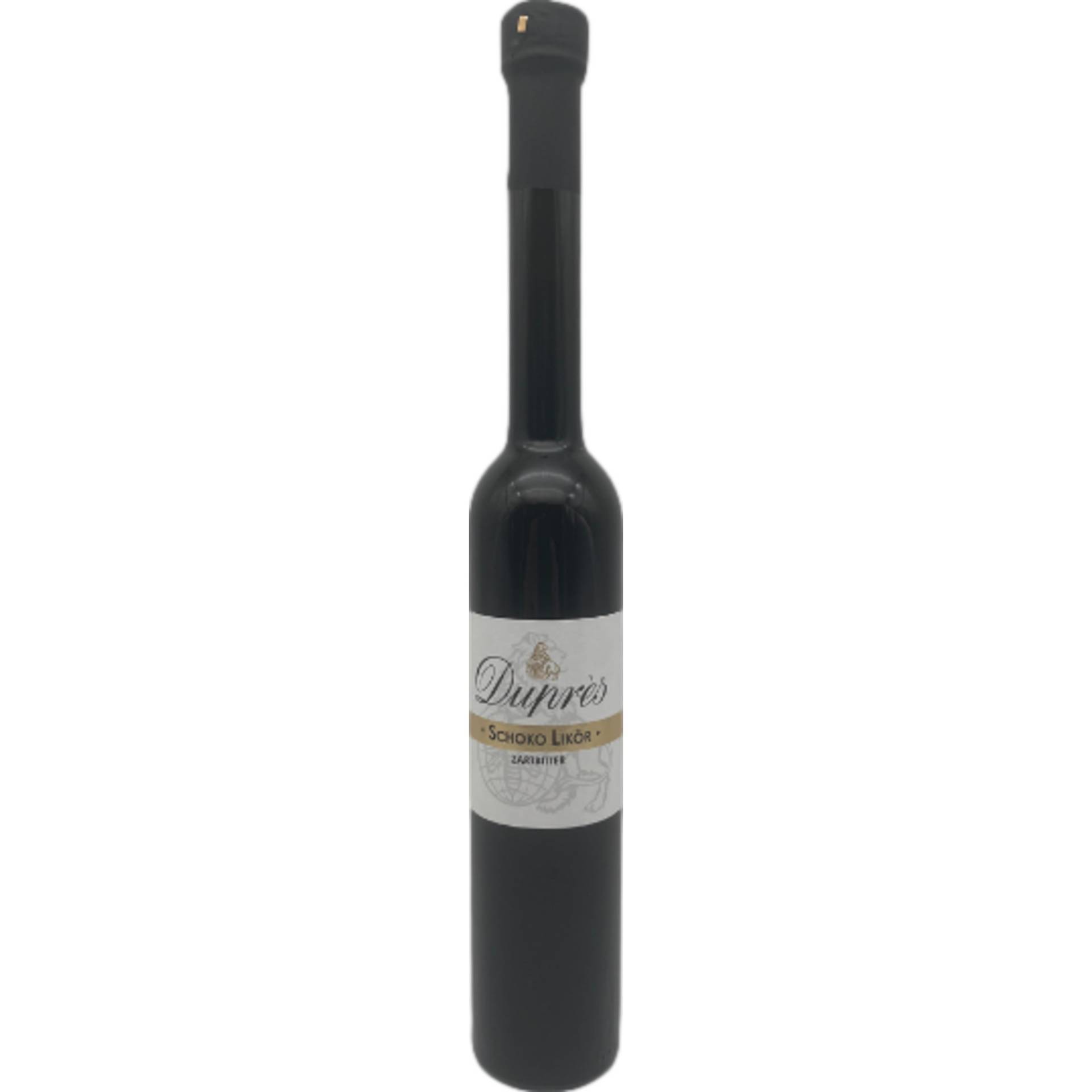 Duprès Zartbitter Schoko Likör, Deutschland, 0,35 L, 17% Vol., Spirituosen Duprès Zartbitter Schoko Likör, Deutschland, 0,35 L, 17% Vol., Spirituosen von Duprès KG, Marktstr. 1, 31535 Neustadt