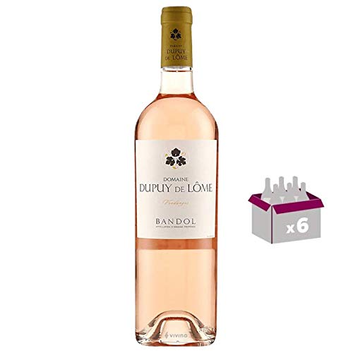 Lot von 6 Flaschen Roséwein in 75cl Dupuy De Lome - AOC Bandol Rosé 2019 Bio von Wine And More