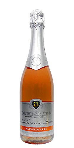 Durbacher Edelmann Rosé alkoholfrei Schäumendes Getränk aus alkoholfreiem Wein 0,75 Liter Durbacher Edelmann Rosé alkoholfrei Schäumendes Getränk aus alkoholfreiem Wein 0,75 Liter von Durbacher Edelmann