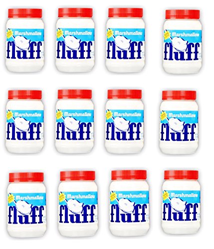 Fluff Marshmallow VANILLA Vanille Brotaufstrich, DURKEE FLUFF (12x213g) von ebaney