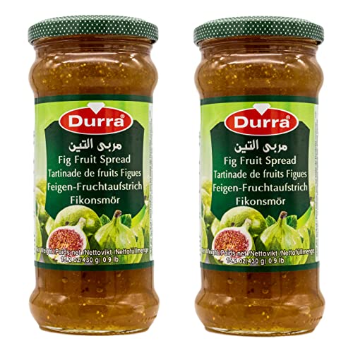 Durra - Feigenkonfitüre, Brotaufstrich mit Feigen - Fruchtaufstrich in 430g Glas - (2 x 430g) von Durra